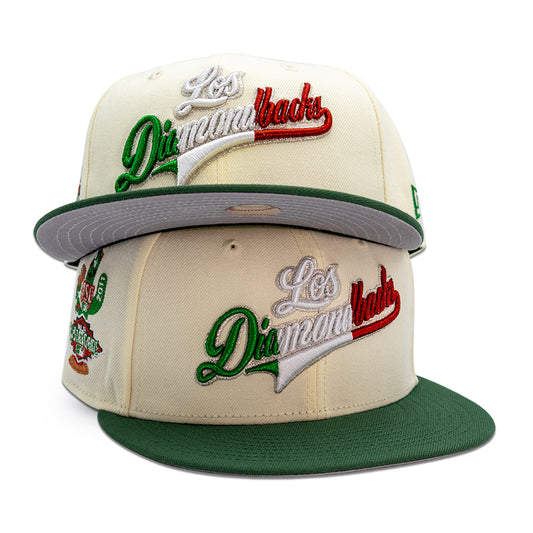 Arizona Diamondbacks "NOPAL" Exclusive New Era 59Fifty Fitted Hat - Chrome/Cilantro