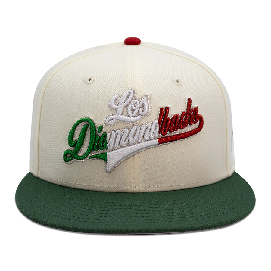 Arizona Diamondbacks "NOPAL" Exclusive New Era 59Fifty Fitted Hat - Chrome/Cilantro
