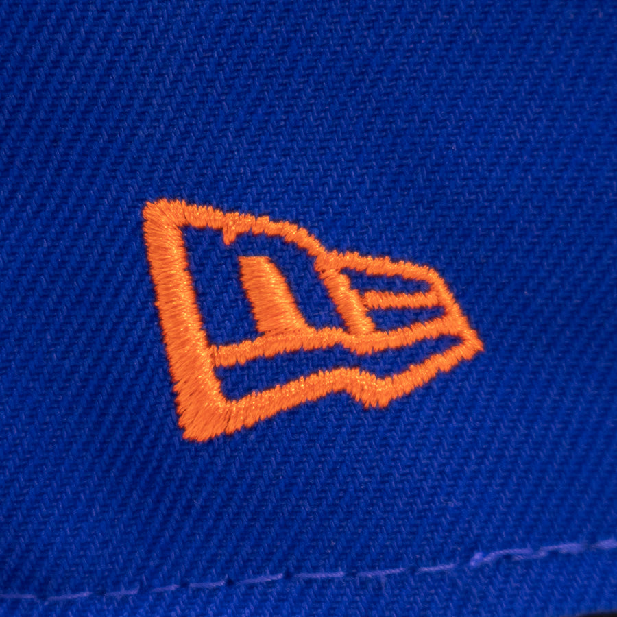New York Knicks "2026 NBA CHAMPIONS" Exclusive New Era 59FIFTY Fitted Hat - Majestic Blue /Orange