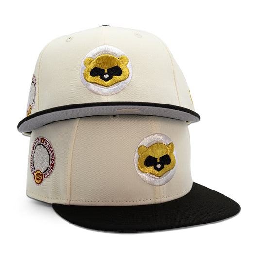 Chicago Cubs "WHITE TIGER" Exclusive New Era 59Fifty Fitted Hat - Chrome/Black