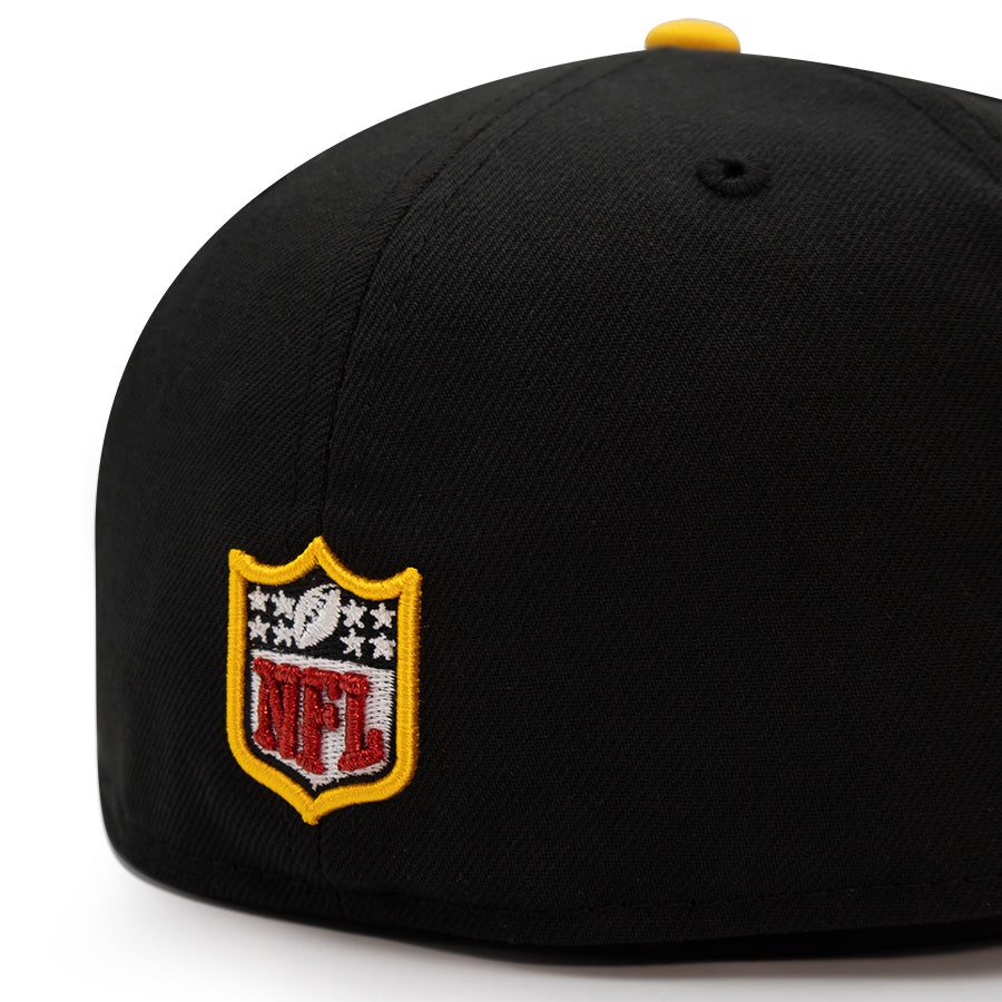 Washington Commanders "HAIL RAISER" Exclusive New Era 59Fifty Fitted Hat - Black/Cardinal