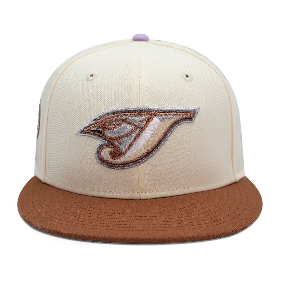 Toronto Blue Jays "CUJAYS" Exclusive New Era 59Fifty Fitted Hat - Chrome/Earth