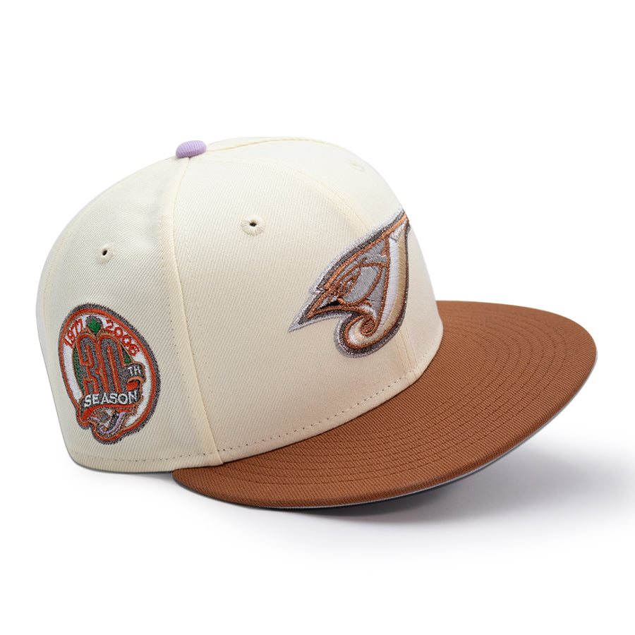 Toronto Blue Jays "CUJAYS" Exclusive New Era 59Fifty Fitted Hat - Chrome/Earth