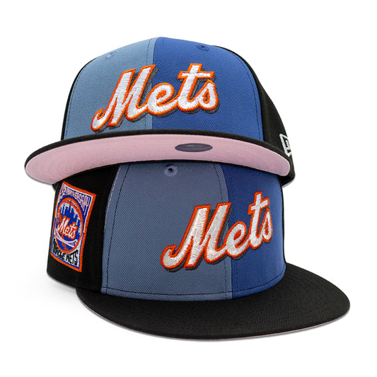 New York Mets "QGTM" Exclusive New Era 59Fifty Fitted Hat - Indigo/Faded/Pinky Pinwheel