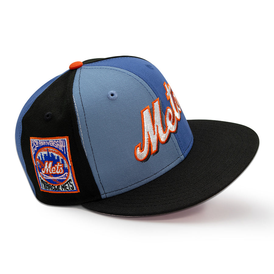 New York Mets "QGTM" Exclusive New Era 59Fifty Fitted Hat - Indigo/Faded/Pinky Pinwheel