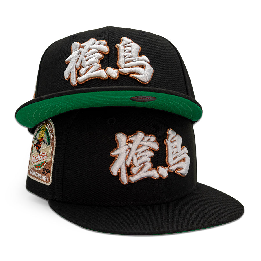 Baltimore Orioles "YAK" Kanji Exclusive New Era 59Fifty Fitted Hat -Black