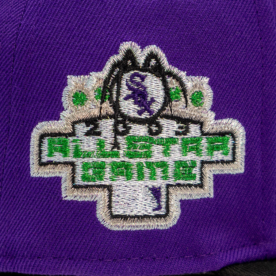 Chicago White Sox "TRAPPIN" Exclusive New Era 59Fifty Fitted Hat - Deep Purple/Black