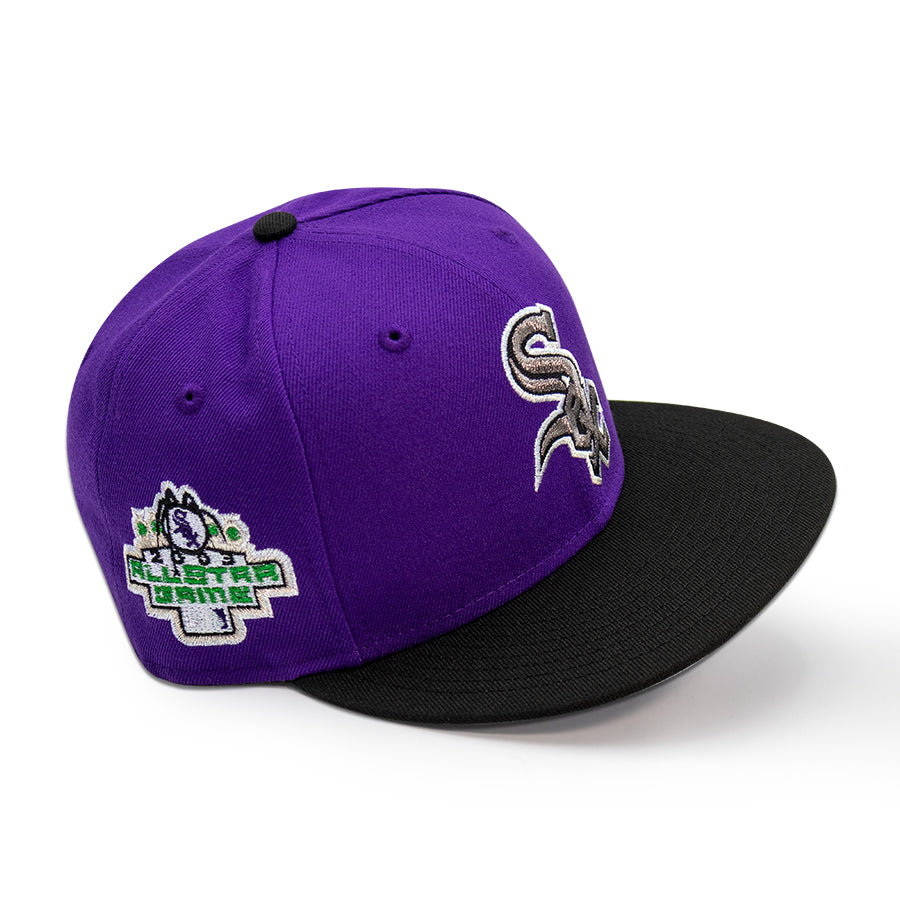 Chicago White Sox "TRAPPIN" Exclusive New Era 59Fifty Fitted Hat - Deep Purple/Black