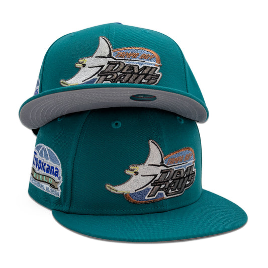 Tampa Bay Devil Rays "SEA DUSK" Exclusive New Era 59Fifty Fitted Hat - Aqua