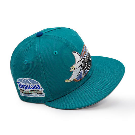 Tampa Bay Devil Rays "SEA DUSK" Exclusive New Era 59Fifty Fitted Hat - Aqua