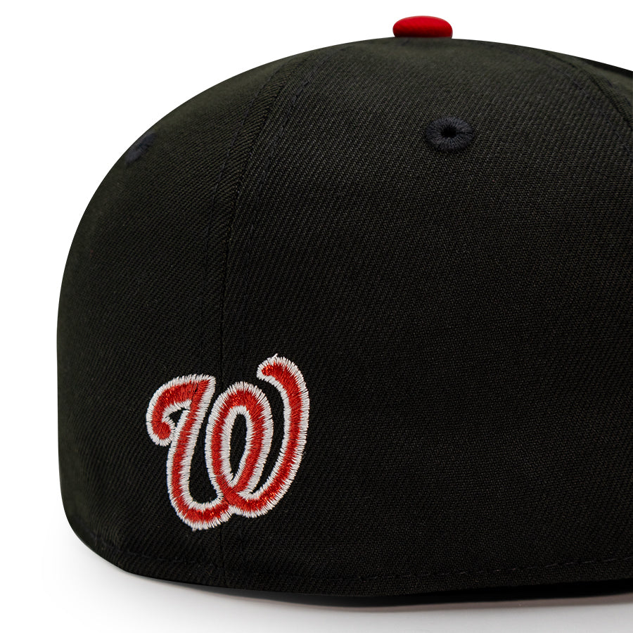 Washington Nationals "BAKIN IT" Exclusive New Era 59Fifty Fitted Hat - Black/Red