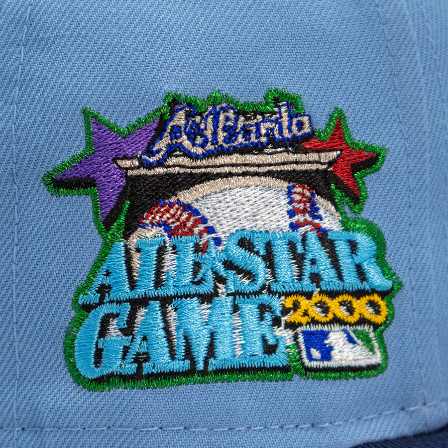 Atlanta Braves "ADVENTURE TIME" Exclusive New Era 59Fifty Fitted Hat - Sky/Oceanside