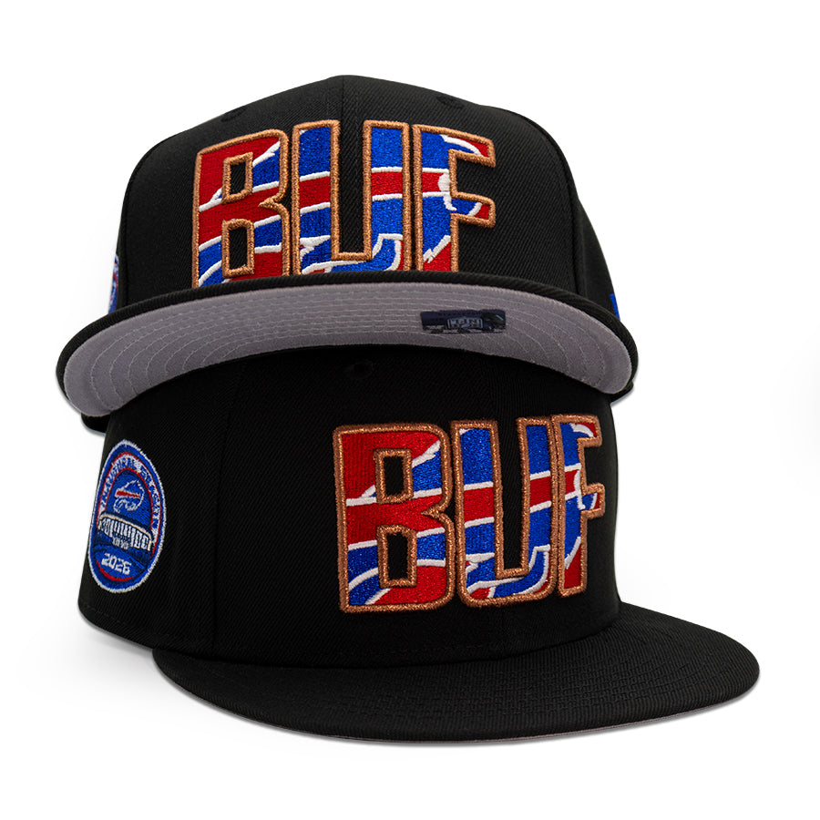 Buffalo Bills "TAKEOVER" Exclusive New Era 59Fifty Fitted Hat - Black
