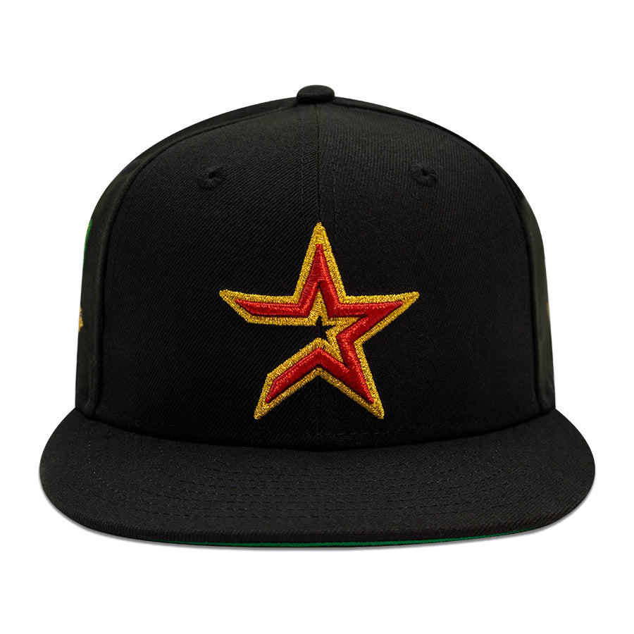 Houston Astros "LONE STAR CACTUS V2" Exclusive New Era 59Fifty Fitted Hat - Black