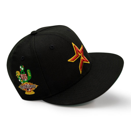 Houston Astros "LONE STAR CACTUS V2" Exclusive New Era 59Fifty Fitted Hat - Black