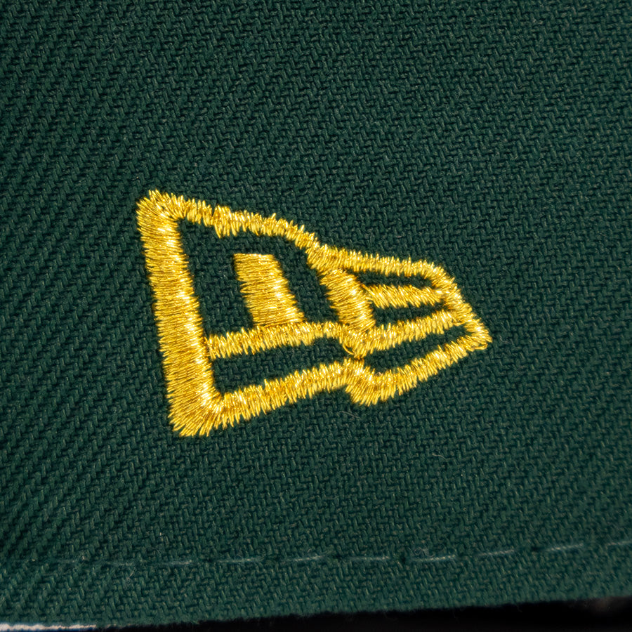 Oakland Athletics "NEW AUTHENTIC" Exclusive New Era 59FIFTY Fitted Hat - Dark Green