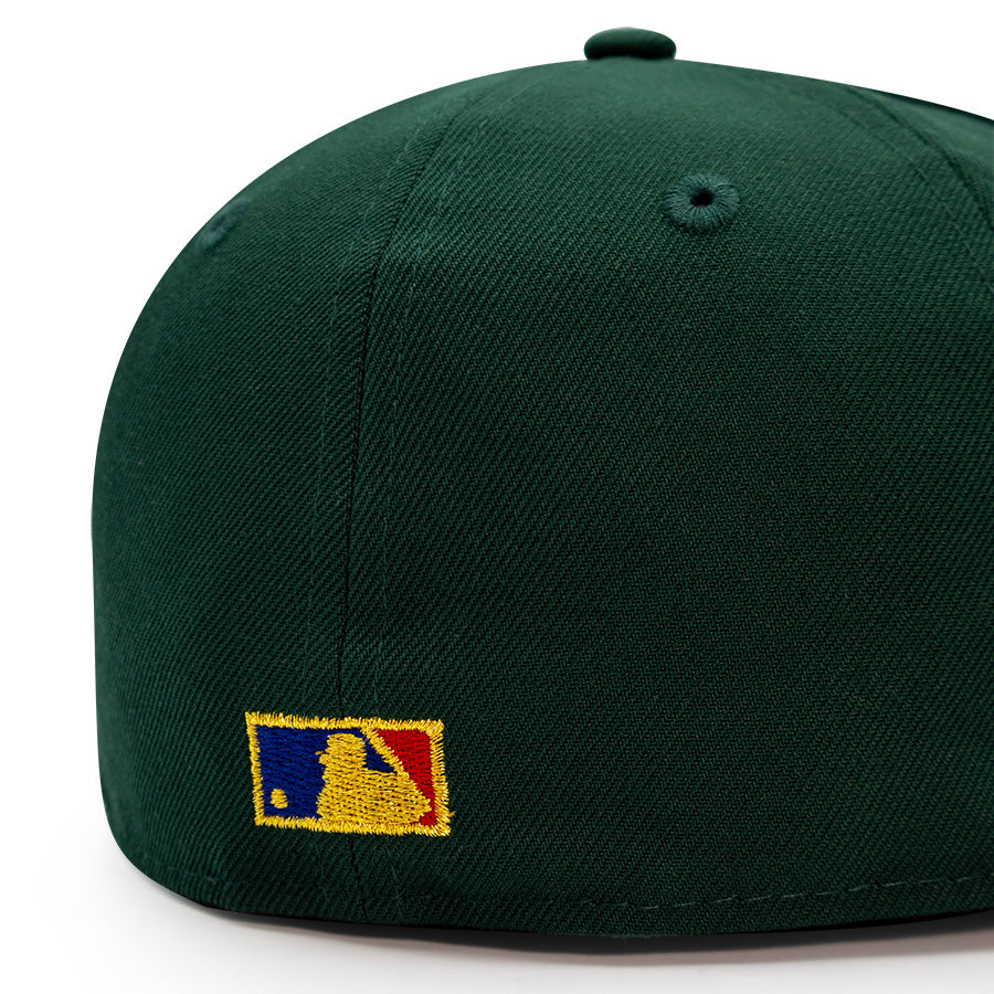 Oakland Athletics "NEW AUTHENTIC" Exclusive New Era 59FIFTY Fitted Hat - Dark Green