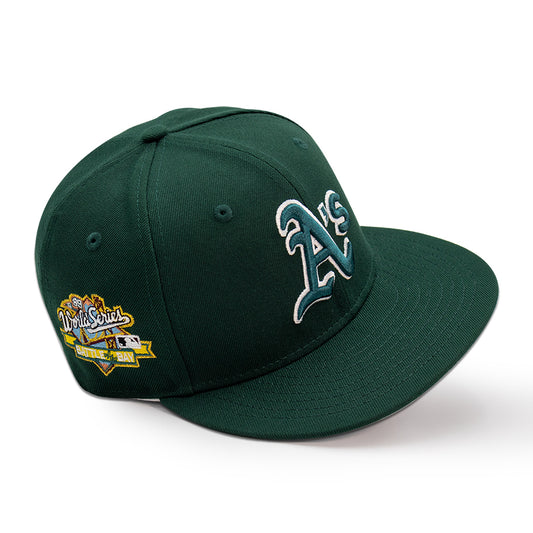 Oakland Athletics "NEW AUTHENTIC" Exclusive New Era 59FIFTY Fitted Hat - Dark Green