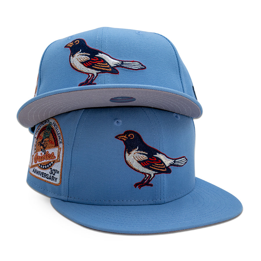 Baltimore Orioles "FRAN" Exclusive New Era 59FIFTY Fitted Hat - Sky