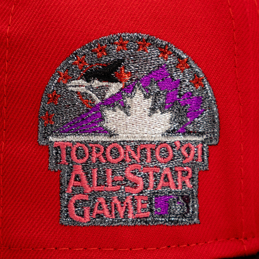 Toronto Blue Jays "JIN" Exclusive New Era 59FIFTY Fitted Hat - FDR/Black