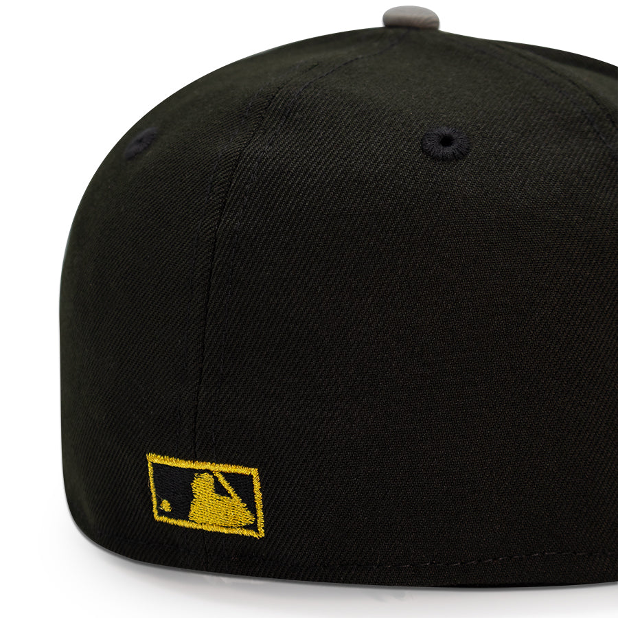 Atlanta Braves "ARTHUR" Exclusive New Era 59FIFTY Fitted Hat - Black/Dark Graphite Icy