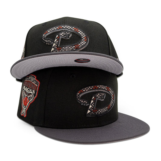 Arizona Diamondbacks "MOTHER OF DRAGONS" Exclusive New Era 59FIFTY Fitted Hat - Black/Dark Graphite