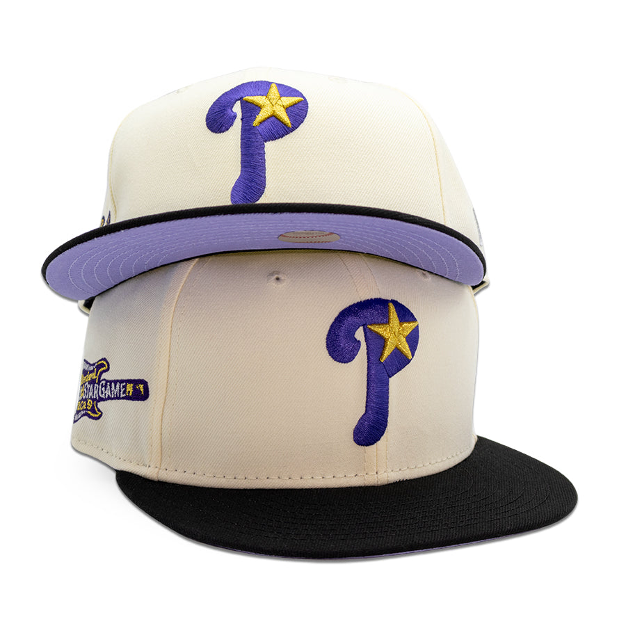Philadelphia Phillies "PURPLE REIGN" Exclusive New Era 59FIFTY Fitted Hat - Chrome/Black