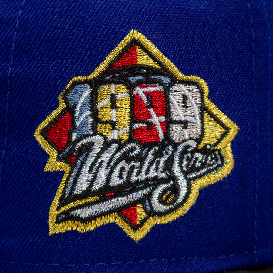 Atlanta Braves "LIGHTNING STRIKE" Exclusive New Era 59FIFTY Fitted Hat - Dark Royal/Burntwood