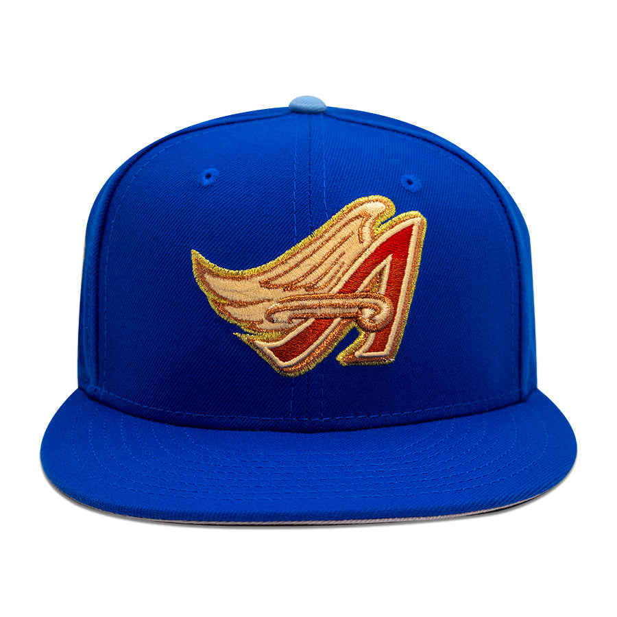Anaheim Angels "ICARUS" Exclusive New Era 59FIFTY Fitted Hat - Blue Azure