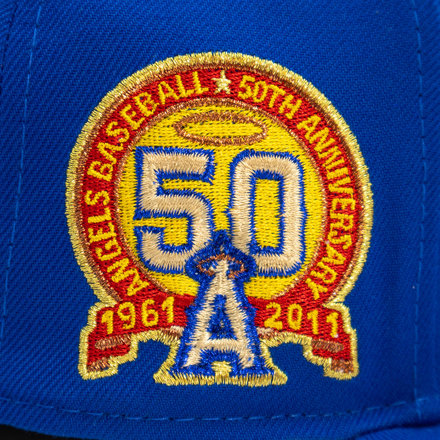 Anaheim Angels "ICARUS" Exclusive New Era 59FIFTY Fitted Hat - Blue Azure