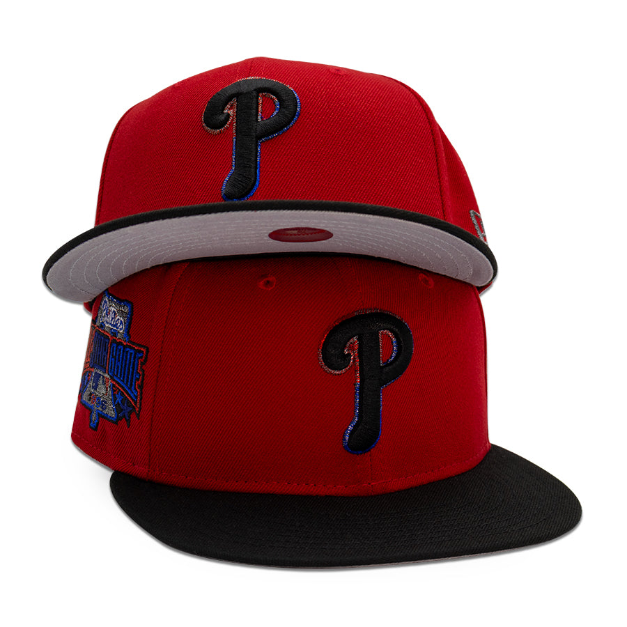 Philadelphia Phillies "PETER PARKER" Exclusive New Era 59FIFTY Fitted Hat - Pinot/Black