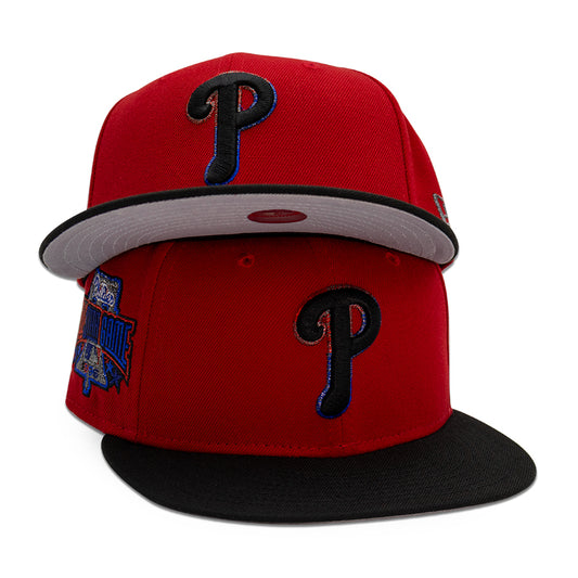 Philadelphia Phillies "PETER PARKER" Exclusive New Era 59FIFTY Fitted Hat - Pinot/Black