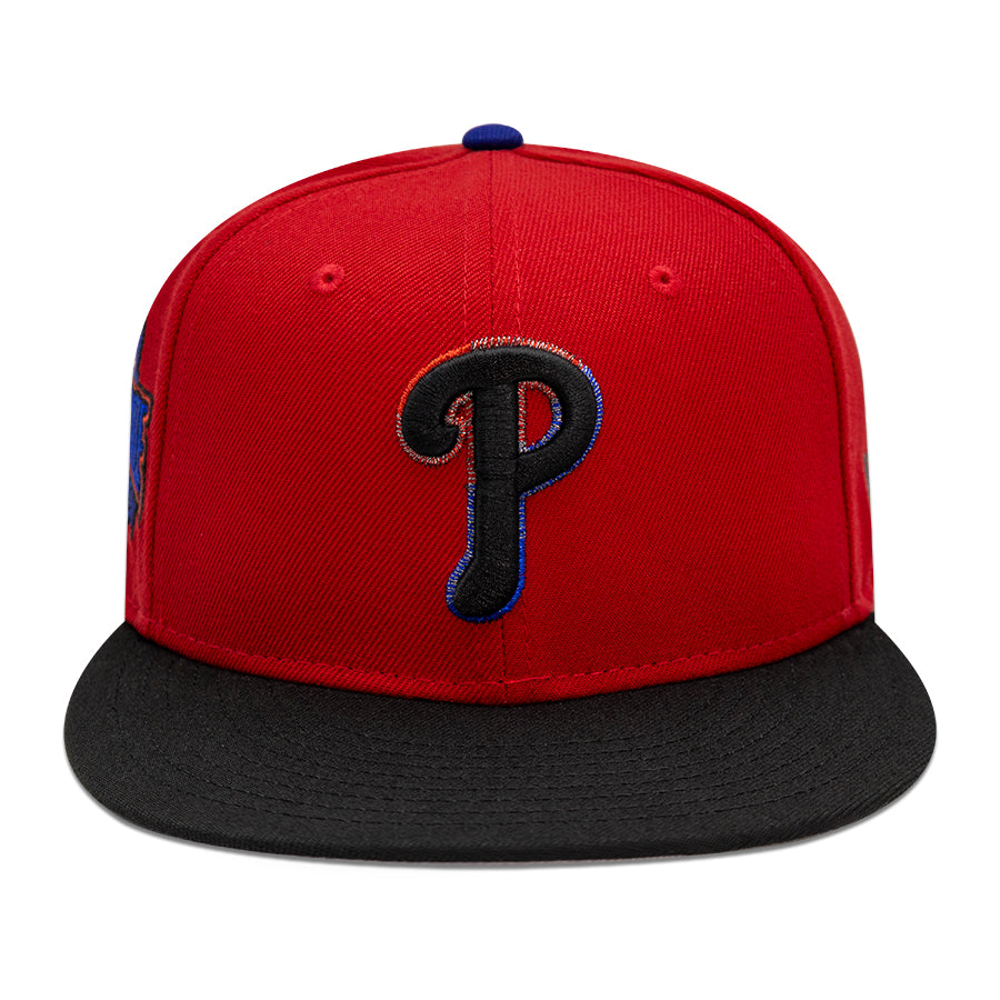Philadelphia Phillies "PETER PARKER" Exclusive New Era 59FIFTY Fitted Hat - Pinot/Black