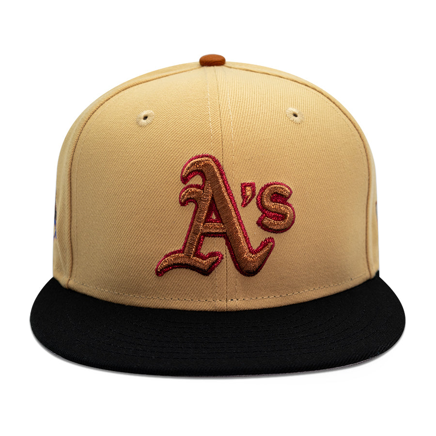 Oakland Athletics "PORTGAS D ACE" Exclusive New Era 59FIFTY Fitted Hat - Pecan/Black