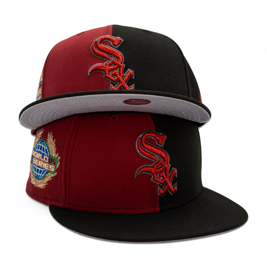 Chicago White Sox "SINISTER" Exclusive New Era 59Fifty Fitted Hat - Brick/Black