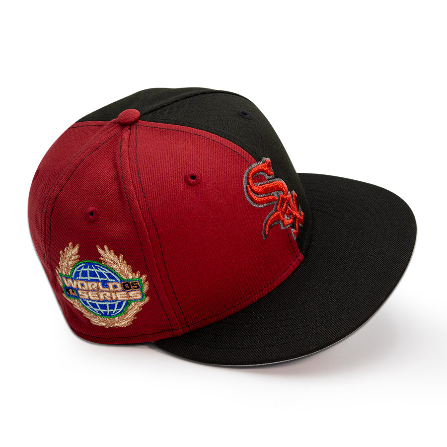 Chicago White Sox "SINISTER" Exclusive New Era 59Fifty Fitted Hat - Brick/Black