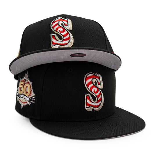 Seattle Mariners "THE PUPPET" Exclusive New Era 59Fifty Fitted Hat - Black