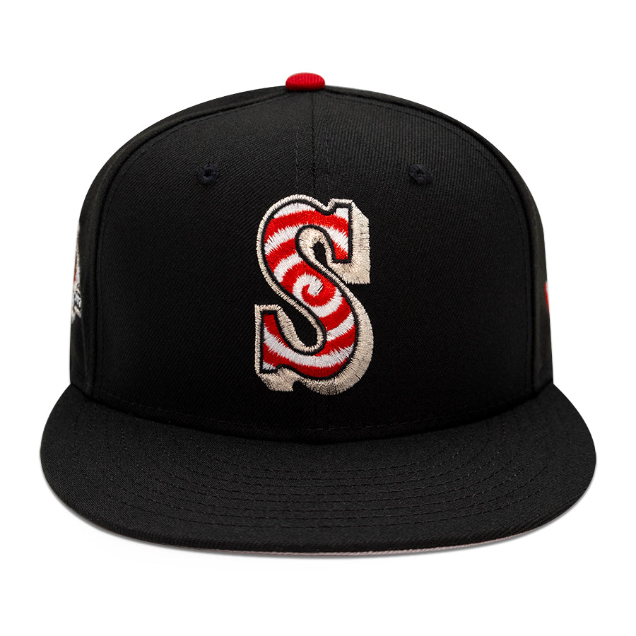 Seattle Mariners "THE PUPPET" Exclusive New Era 59Fifty Fitted Hat - Black