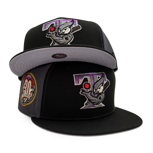 Toronto Blue Jays "JEEPER JAYS" Exclusive New Era 59Fifty Fitted Hat - Black/Graphite