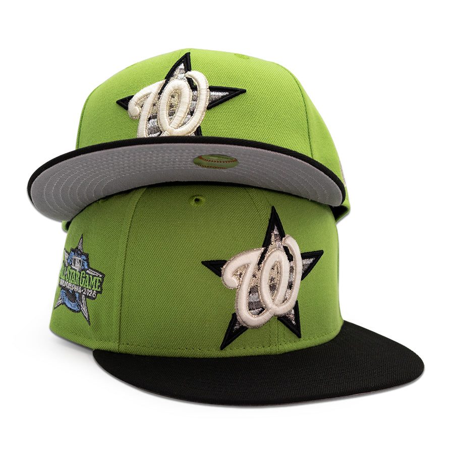 Washington Nationals "MATCHA TIME" Exclusive New Era 59Fifty Fitted Hat - Matcha/Black