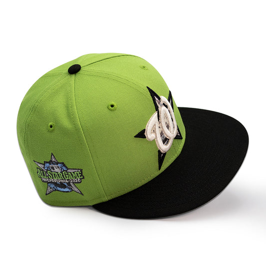 Washington Nationals "MATCHA TIME" Exclusive New Era 59Fifty Fitted Hat - Matcha/Black