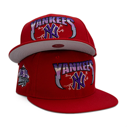 New York Yankees "YAMATO" Exclusive New Era 59Fifty Fitted Hat - Scarlet
