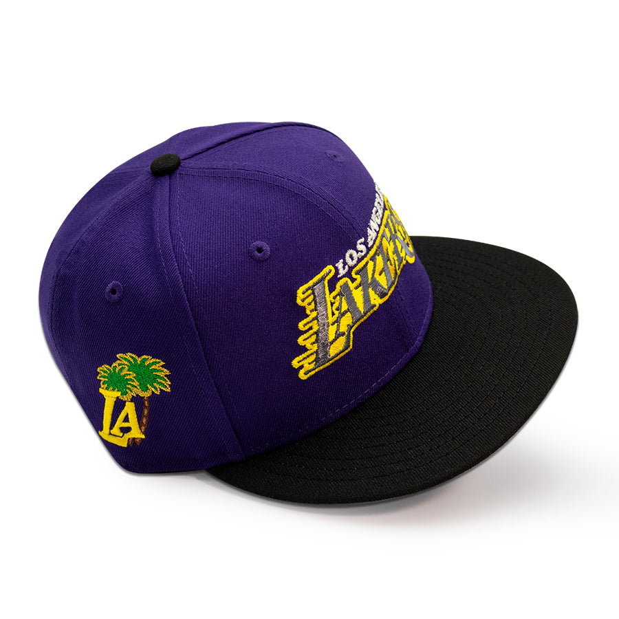 Los Angeles Lakers "LALA LAND" Exclusive New Era 59Fifty Fitted Hat -Purple/Black