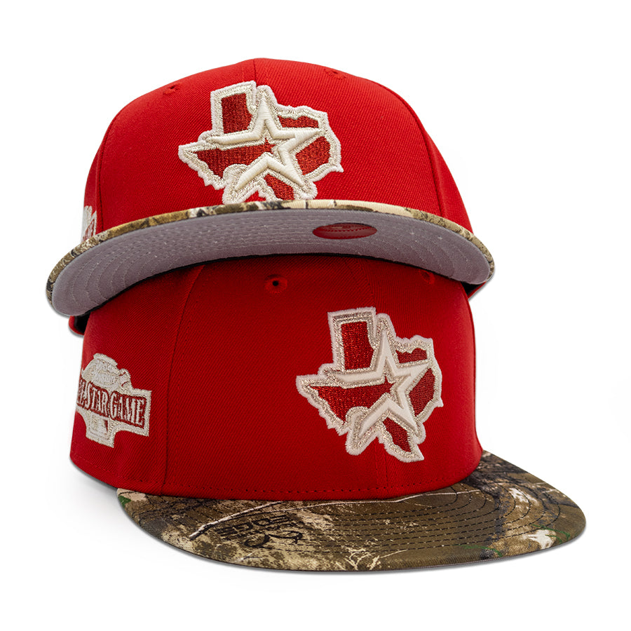 Houston Astros "RED OAK V2" Exclusive New Era 59FIFTY Fitted Hat - FDR/Real Tree