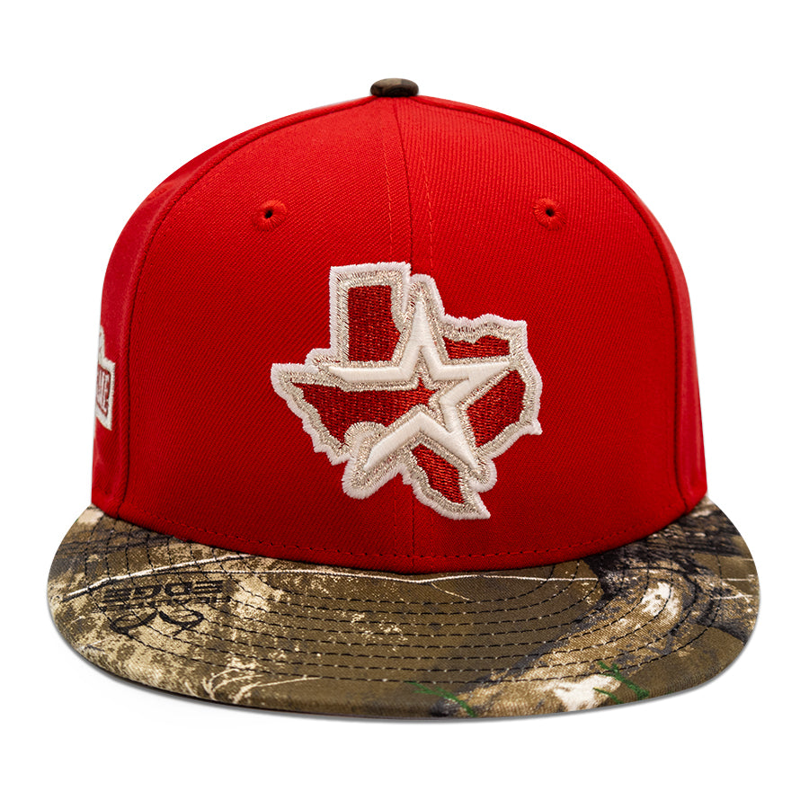 Houston Astros "RED OAK V2" Exclusive New Era 59FIFTY Fitted Hat - FDR/Real Tree