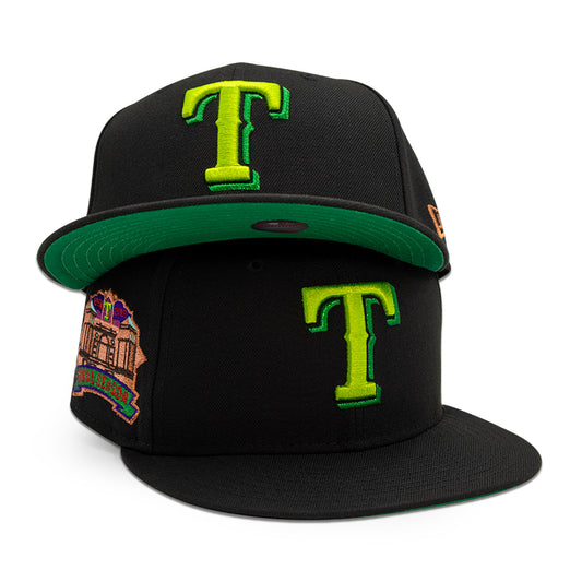 Texas Rangers "TREEHOUSE OF HORROR" Exclusive New Era 59Fifty Fitted Hat - Black