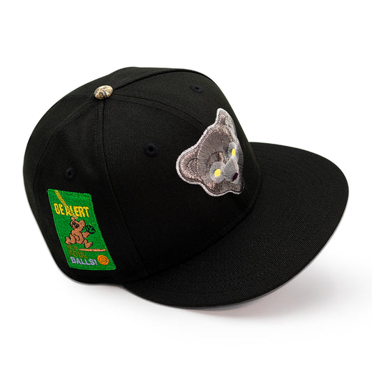 Chicago Cubs "BEAR NECESSITIES" Exclusive New Era 59Fifty Fitted Hat - Black