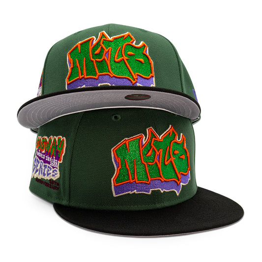 New York Mets "GHOST RIDER" Exclusive New Era 59Fifty Fitted Hat - Cilantro/Black