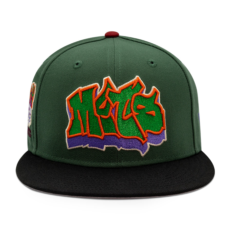 New York Mets "GHOST RIDER" Exclusive New Era 59Fifty Fitted Hat - Cilantro/Black