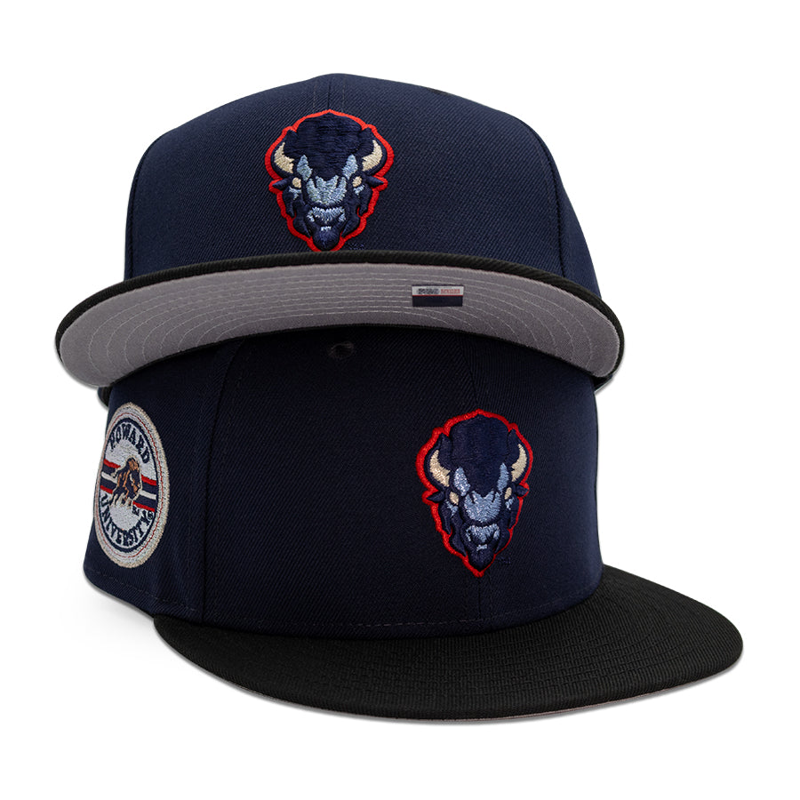 Howard Bisons "HOW U B?" Exclusive New Era 59Fifty Fitted Hat - Nightshift/Black